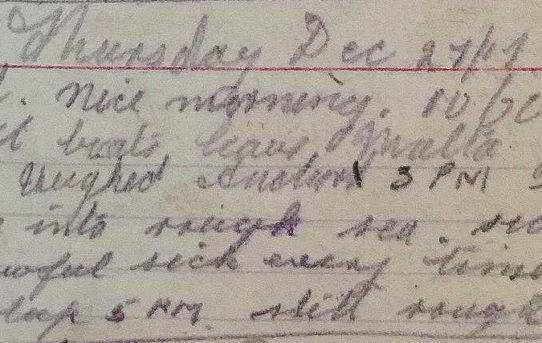Hospital Ships to Blighty - December 27th, 1917