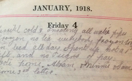 Cold & Hugh MacDiarmid - January 4th, 1918