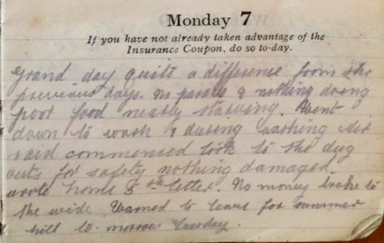 Air raids -January 7th, 1918