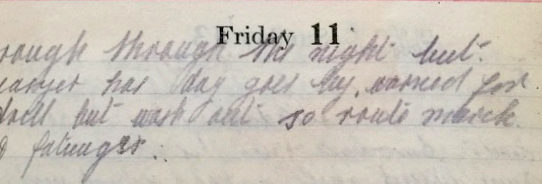 Route Marching  - January 11th, 1918