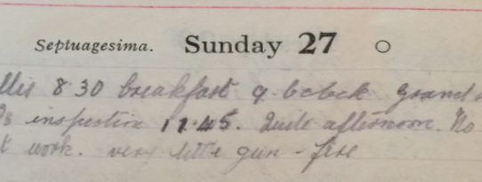 Officer Cadet Unit -January 27th, 1918