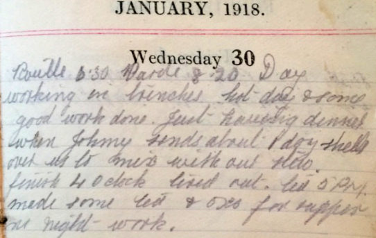 Gas Attack - January 30th, 1918