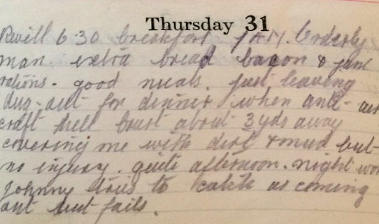Censorship & Shells - January 31st, 1918