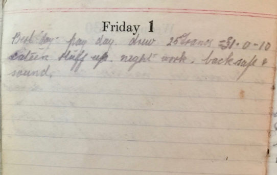 Pay Day - February 1st, 1918