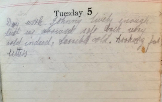 Gas Chamber & Training- February 5th, 1918