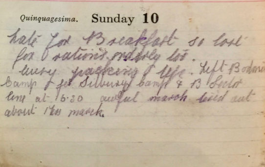 Silbury Camp - February 10th, 1918