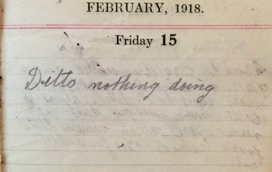 Artillery Fire - February 15th, 1918