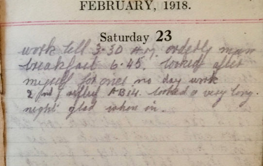 Dugouts - February 23rd, 1918