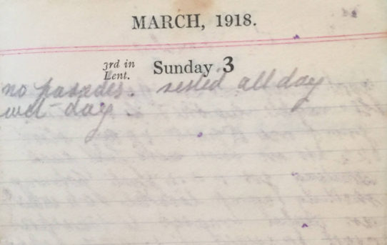 66th Brigade Resting - March 3rd, 1918