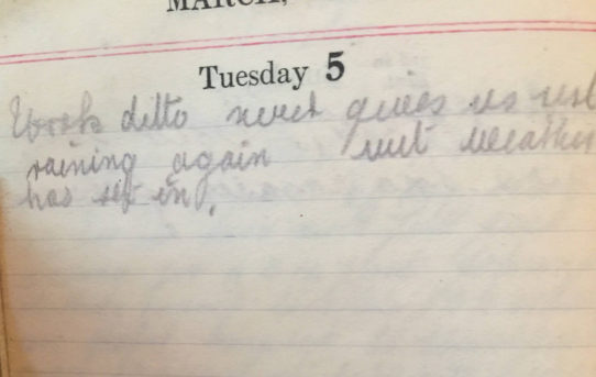 Training - March 5th, 1918