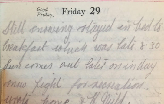 Good Friday - March 29th, 1918