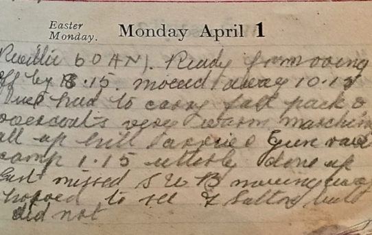Rates to Saida - April 1st, 1918