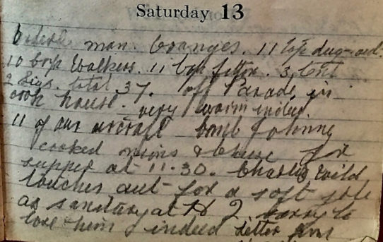 Oranges & the RAF - April 13th, 1918