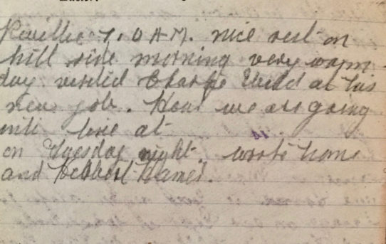 Diaries & GMT - April 14th, 1918