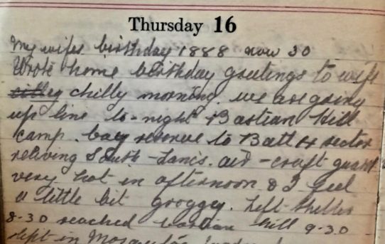 Packing Up - May 16th, 1918
