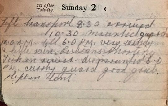 'Rightoh' - June 2nd, 1918