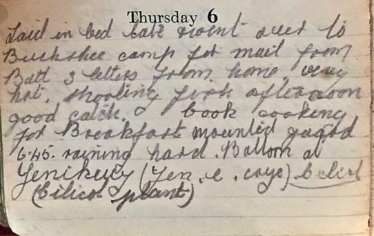 Hydrogen Gas - June 6th, 1918