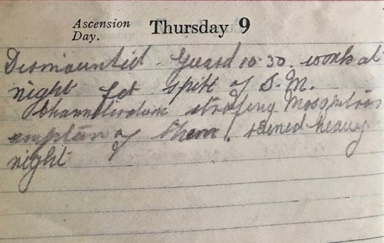 Company Sergeant Major - May 9th, 1918