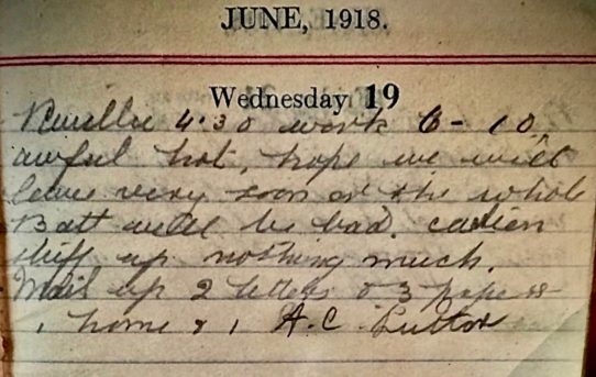 Sandfly Fever - June 19th, 1918