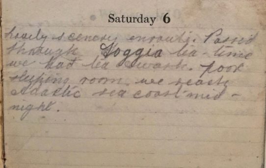 Journey through Italy - July 6th, 1918