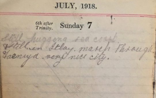 To Faenza - July 7th, 1918