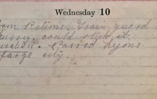 Train Guard - July 10th, 1918