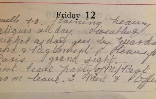 Home Leave - July 12th, 1918