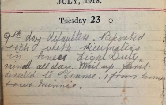Minnie & The Oddfellows - July 23rd, 1918