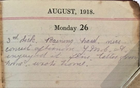 Rationing - August 26th, 1918