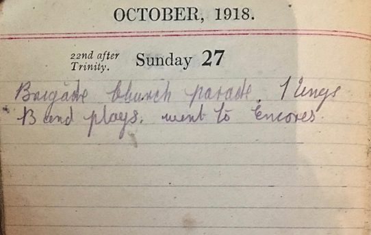 Main Dressing Station - October 27th, 1918