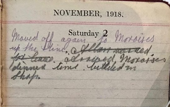 Up the Line to Maurois - November 2nd, 1918