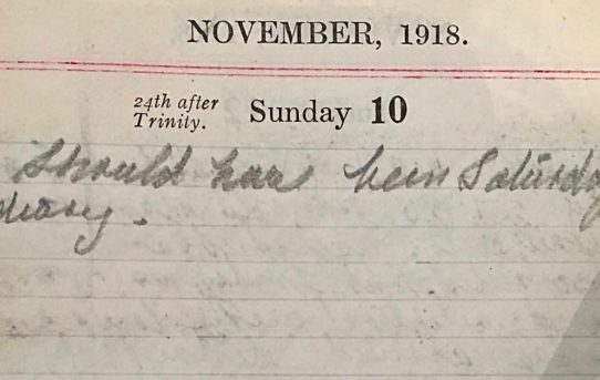Engaging the Enemy - November 10th, 1918